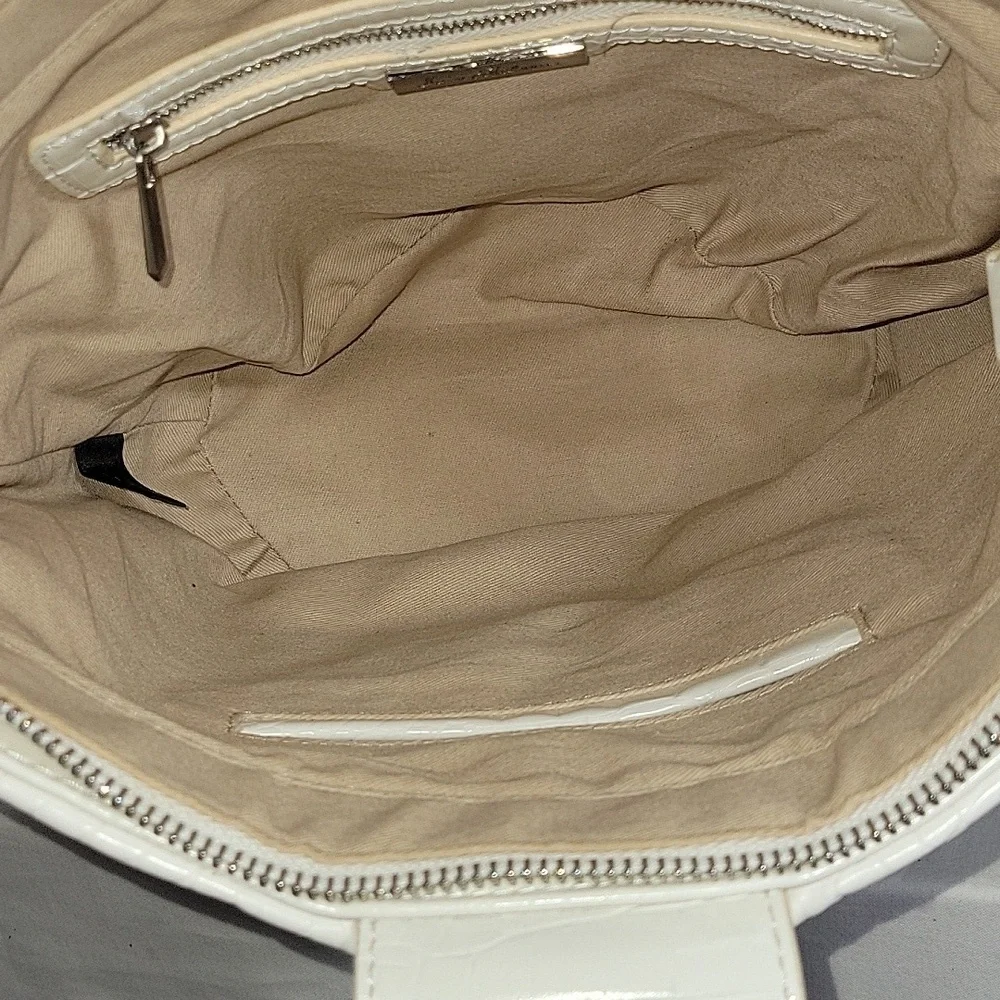 Sam Edelman Straw/Leather Bucket Tote Handbag